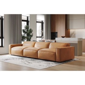 Resim hoom concept ORLANDO DERİ ÜÇLÜ KOLTUK 