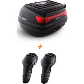 Resim Wogen Wg52 Arka Çanta 52 L Basic Siyah + Karbon Dizlik 