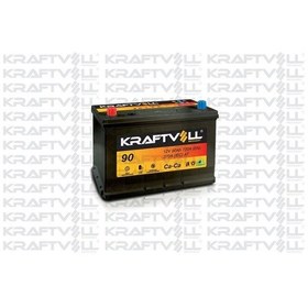 Resim Kraftvoll-18010016 - Aku 12v 90 Ah N70 306 173 225 Tam Kapalı 