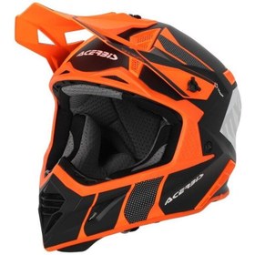 Resim Acerbis X-track 22-06 Kask Siyah Turuncu 