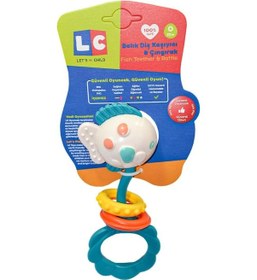 Resim 30932 LC Balık Çıngırak Diş Kaşıyıcı -Enfal Çok Renkli 