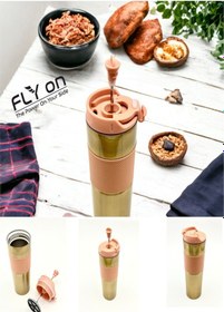 Resim Yüksek Kaliteli Sıcak Ve Soğuk French Press Çelik Termos Kupa Bardak Mug 500 Ml Kahve Ve Bitki Çayı 