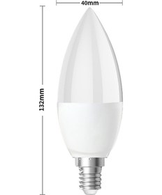 Resim Tongxida Akıllı E14 Mum Ampul - 5w Rgb+ww+cw, Tuya & Google Asistan Uyumlu, Uzaktan/ses Kontrolü 