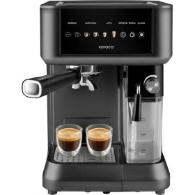 Resim Karaca Mycaffe Barista S10 Entegre Süt Hazneli Otomatik Espresso Latte ve Cappuccino Mak. Matteblack 