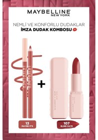 Resim Lifter Liner Dudak Kalemi 013 Maybe It's + Hyalüronik Asitli Besleyici Yağ İçeren Ruj 107 Blind Date pktnemvkomfordudak1-11113 107 