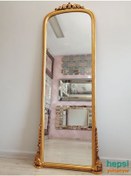 Resim Matmazel Model Altın Renk Varaklı Boy Aynası Altın 