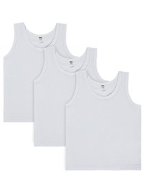 Resim Civil Boys Basic Geniş Askılı 2-10 Yaş 3'lü Atlet Set - Standart / 8-9 Yaş 