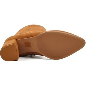 Resim Aspor Taba Süet Kadın Topuklu Bot Çok Renkli 