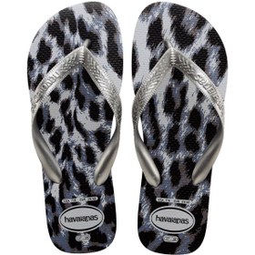 Resim Havaianas Top Siyah Leopar Unisex Terlik 