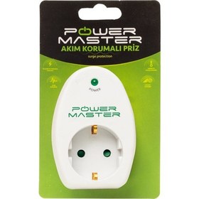 Resim Powermaster 16817 Akım Korumalı Tekli Priz 