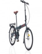 Resim Corelli Simple 20j Katlanır Bisiklet Gri-kırmızı 