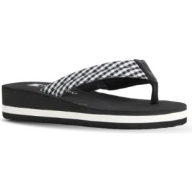 Resim Bueno Shoes Siyah Beyaz Eva Kadın Parmak Arası Terlik 26WT202350 26WT202350 