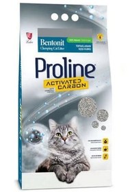 Resim Proline Aktif Karbonlu Topaklanan Bentonit Kedi Kumu 10LT 