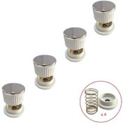 Resim Luxell Uyumlu Düğme 4 Lü Ankastre Set Üstü Ocak Düğmesi Yaylı - 551842917 