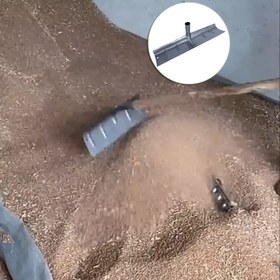 Resim 1 adet büyük boy ağır hizmet manganez çelik hafif iş gücü tasarruflu kazma kürek kar küreği palet gübre küreği - kar temizleme, tarım ve bahçecilik için uygun 