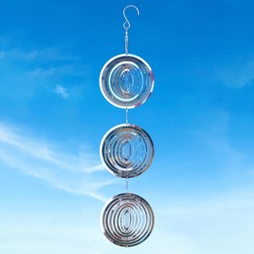 Resim Yansıtıcı 3D Paslanmaz Çelik Rüzgar Döndürücüler - Açık Bahçeler, Verandalar ve Bahçeler için Kuş Giderici - Evden Ahçıkları, Pusulaları Uzak Tutun - Dayanıklı Metal Yapı, Kuş Giderici Cihazı 