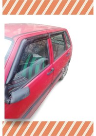 Resim Fıat Uno Tüm Modellerine Özel 4'lü Mügen Tip Cam Rüzgarlığı 