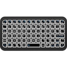 Resim Şarjlı Kablosuz Mini Rgb Klavye Uzun Pil Ömürlü 