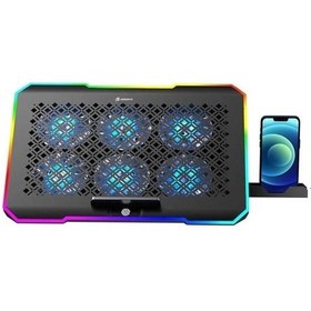Resim Gamebooster Gb-ns61 15-17" Siyah 6-fanlı Notebook Soğutucu-134520 