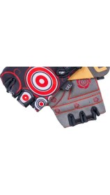 Resim Raptor - Çocuk Eldiveni - Silikon Jelli - Kırmızı - Xsmall Beden 
