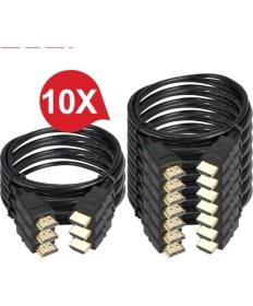 Resim E-Depo 1,5 mt HDMI 1.4b 3D 10 Adet Kablo 