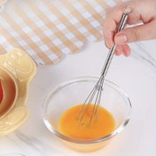 Resim Mini Paslanmaz Çelik Çırpıcı - Zorlanmadan Karıştırma Büyücüsü - Pişirme, Karıştırma ve Çırpma için Dayanıklı Mikser & Çırpıcı - Çok Yönlü Mutfak Aletleri (1 adet/2 adet Set) 