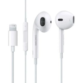 Resim iPhone 12 Pro Tak Kullan Lightning Mikrofonlu Kulaklık C-919 