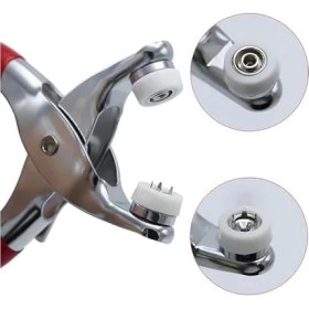 Resim 9,5 mm Metal Çıtçıt Düğme ve Seti – 25'li Dayanıklı Perçin Çıtçıt Takım – El Işi, Dikiş, Bebek Kıyafeti, Çanta ve Tekstil Için Uygun Düğme Seti 