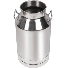 Resim Melasty Süt Sağma Makinesi Paslanmaz Süt Güğümü 40 Litre İki Kulplu Kapaksız Ø180 Mm Dar Ağız -1713 