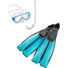 Resim Cressi Rondinella Palet+maske+şnorkel Set 43-44 Mavi 