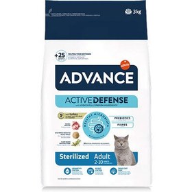 Resim Advance Sterilised Turkey Adult Dry Cat Food 3 Kg. 