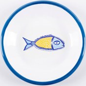 Resim Uçan Balık Emaye Tabak 12 cm 