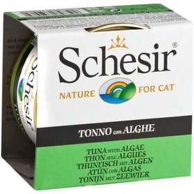 Resim Schesir Ton Balıklı ve Yosunlu Jelly Yetişkin Kedi Konservesi 85 G 