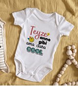 Resim Bitmeyen Kartuş Kids Teyze Anne Gibi Tasarımlı Bebek Body Zıbın - Model 1 