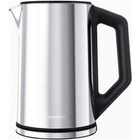 Resim Arendo Elegant Paslanmaz Çelik Su Isıtıcısı, 1,5 L, 2200w, 5 Kademeli 40-100 C Sıcaklık Ayarı Su Isıtıcılar Gümüş 