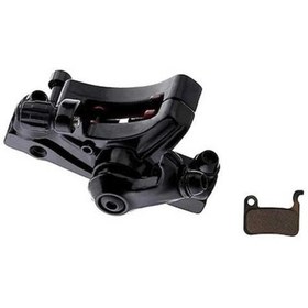 Resim Bisiklet Disk Fren Kaliperi Arka 160mm Adaptörlü Balata Dahil Siyah Disk Kaliperi 