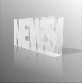 Resim M3DECORİUM News Yazılı Şeffaf Gazetelik Broşürlük İnsörtlük Posta Kutusu 