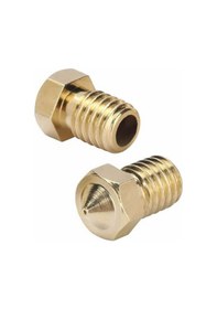 Resim Koodmax 3d Yazıcı Extruder M6 3.0mm / 0.2mm V5 - V6 Pirinç Nozzle Baskı Kafası 
