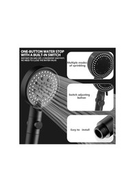 Resim Banyo Keyfi İçin 5 Fonksiyonlu Duş Başlığı Seti Diğer 