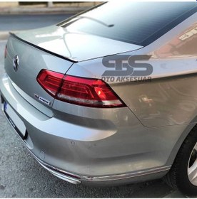 Resim Sts Oto Aksesuar Passat B7 Bagaj Üstü Spoiler Bagaj Çıtası Piano Black (Parlak Siyah) 