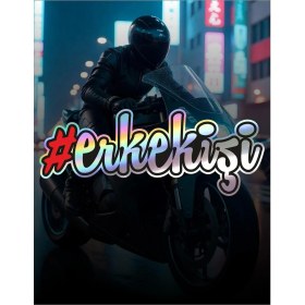 Resim Hologram Tekli Erkekişi Araba, Motorsiklet, Kask, Laptop,cam 15X7 cm 