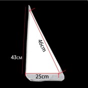 Resim Mufunye 100 Adet 45 Cm Büyük Boy Gıda Grade Pe Piskopup Torbası - Krem, Çikolata, Macun Sıkma Torbası - Pastane Ve Ev Fırınlama Gereci 