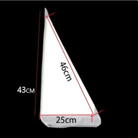 Resim Mufunye 100 Adet 45 Cm Büyük Boy Gıda Grade Pe Piskopup Torbası - Krem, Çikolata, Macun Sıkma Torbası - Pastane Ve Ev Fırınlama Gereci 