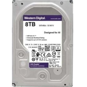 Resim Wd 8Tb Purple WD84PURZ 5640RPM 128MB 7x24 Güvenlik Harddisk 