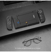 Resim Gaojunshop01 Nintendo Switch Oled İçin Siyah Tpu Kılıf Taşınabilir Çizilmeye Dayanıklı 