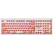 Resim Akko MonsGeek MG108B Bunny Apple RGB Kablosuz Hotswap Mekanik Oyuncu Klavyesi 