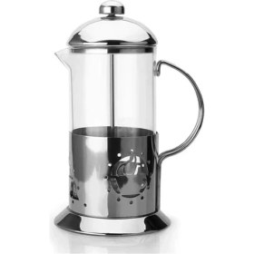 Resim AyrStore Orret Home Metal Saplı Borosilikat French Press, Termisil Süzgeçli Demlik, Bitki Çayı, Kahve ve Ada 