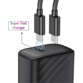 Resim Lucatech Samsung A17 / A54 / S23 Fe / M34 / A35 / S24 / M33 Uyumlu 45W Pd Type-C Akıllı Enerji Aleti 