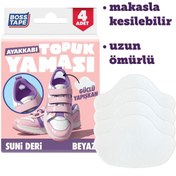 Resim Boss Tape Ayakkabı Topuk Yaması Kendinden Yapışkanlı Ayakkabı Tamir Bandı Beyaz 