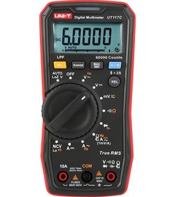 Resim Uni-T UT117C AC/DC 600V 10A Yüksek Hassasiyetli True Rms Dijital Multimetre 